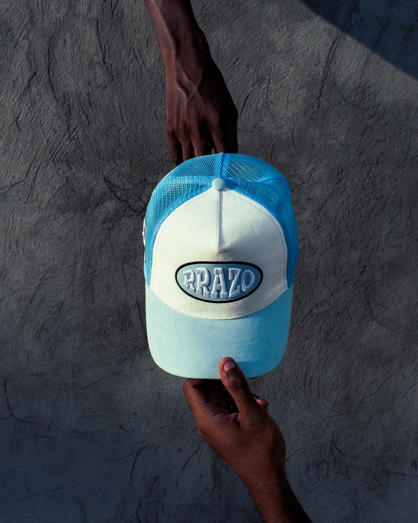 Light Blue Trucker Hat