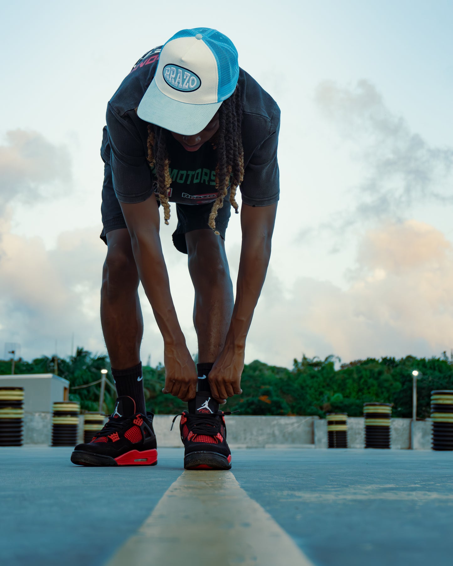 Light Blue Trucker Hat