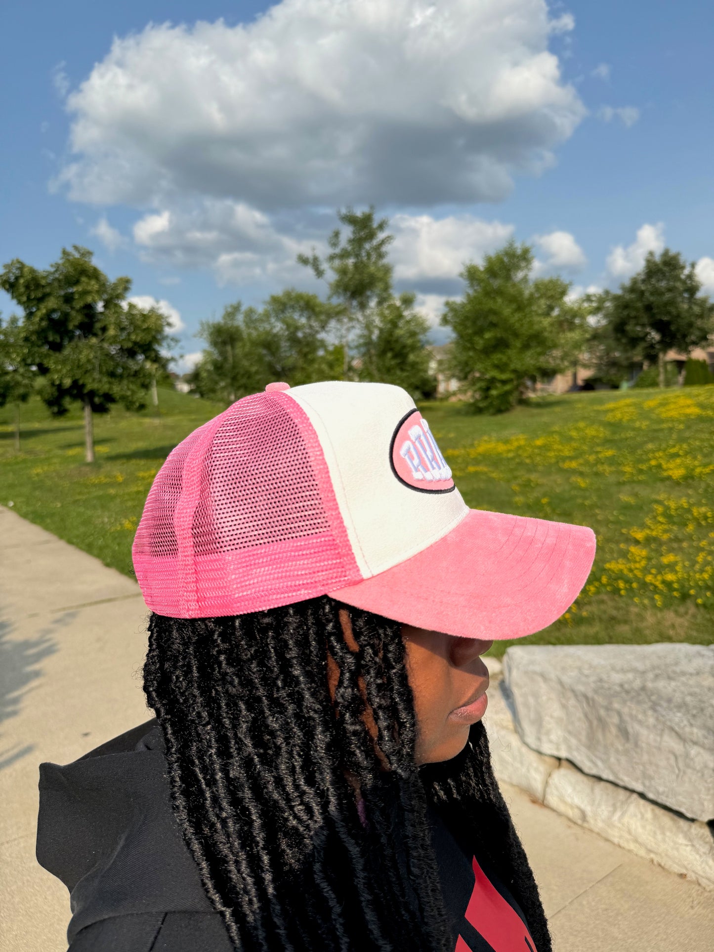 Flamingo Pink Trucker Hat